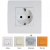 PRIZA SCHUKO ARGINTIU BASIC